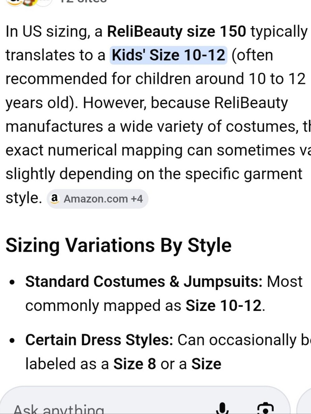 NEW! Relibeauty Girl's Princess Dress Size 10-12 - Picture 6 of 6
